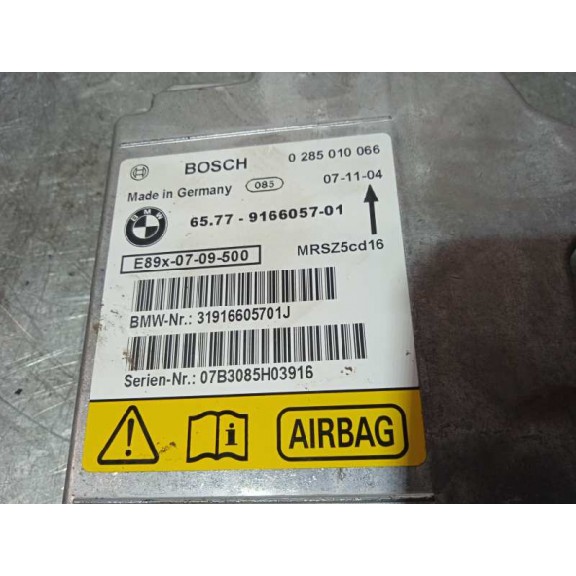 Recambio de centralita airbag para bmw serie 1 berlina (e81/e87) 118d referencia OEM IAM 0285010066 65779166057 
