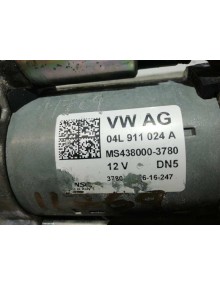 Recambio de motor arranque para audi a4 berlina (8w2) sport edition referencia OEM IAM 04L911024A  9 DIENTES 2