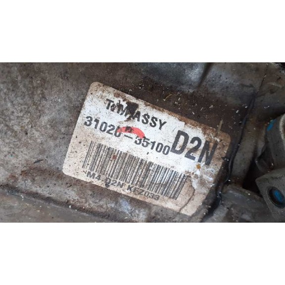 Recambio de caja cambios para ssangyong tivoli limited 4x2 referencia OEM IAM 3102035100 ENTREGA CASCO 6V 117.631KM