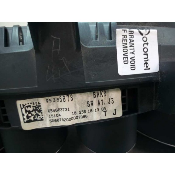 Recambio de cuadro instrumentos para opel mokka excellence referencia OEM IAM 95386878  