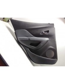 Recambio de guarnecido puerta trasera izquierda para opel mokka excellence referencia OEM IAM 95387783   2