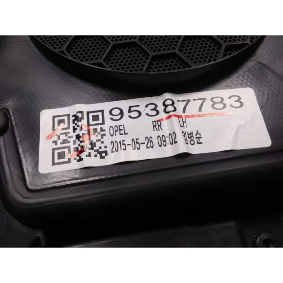 Recambio de guarnecido puerta trasera izquierda para opel mokka excellence referencia OEM IAM 95387783  