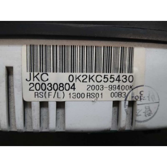 Recambio de cuadro instrumentos para kia carens 2.0 turbodiesel cat referencia OEM IAM 200399400K  