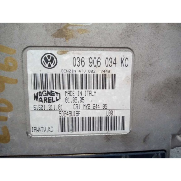 Recambio de centralita motor uce para seat ibiza (6l1) cool referencia OEM IAM 036906034KC  