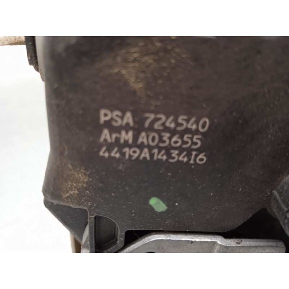 Recambio de cerradura puerta trasera derecha para peugeot 3008 confort referencia OEM IAM 724550 9800623580 6 PINS