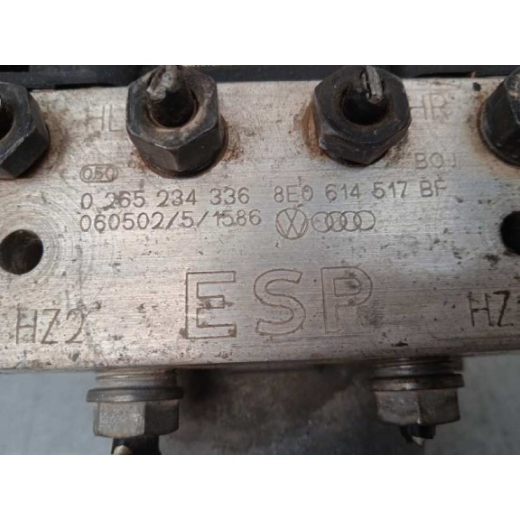 Recambio de abs para audi a4 avant (8e) 2.0 tdi referencia OEM IAM 8E0614517BF 0265234336 8E0910517H