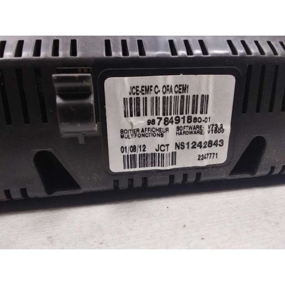 Recambio de display para peugeot 308 sw envy referencia OEM IAM 967849188001  