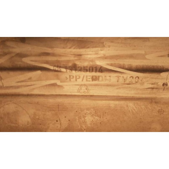 Recambio de paragolpes trasero para opel zafira b 1.7 16v cdti referencia OEM IAM 13125014 NEGRO TOCADO