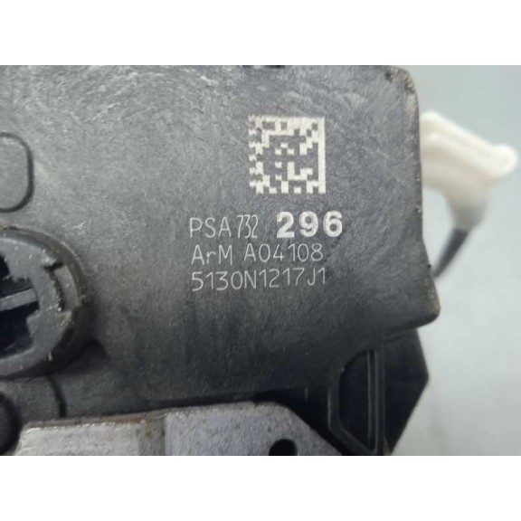 Recambio de cerradura puerta trasera izquierda para peugeot 3008 confort referencia OEM IAM 732296  6 PINS