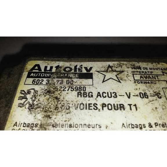 Recambio de centralita airbag para peugeot 206 berlina e-music referencia OEM IAM 9652275980  