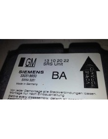 Recambio de centralita airbag para opel vectra c berlina comfort referencia OEM IAM 131020223305186505WK43261   2