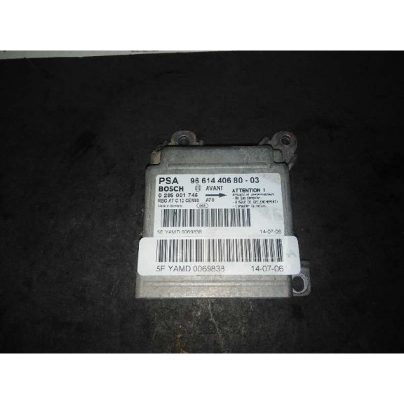 Recambio de centralita airbag para peugeot 207 referencia OEM IAM 9661440680  