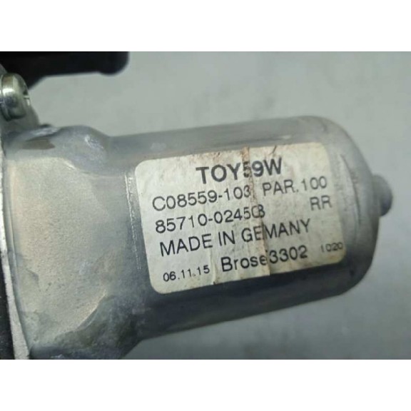 Recambio de elevalunas trasero izquierdo para toyota auris hybrid active referencia OEM IAM 8571002450  10 PINS