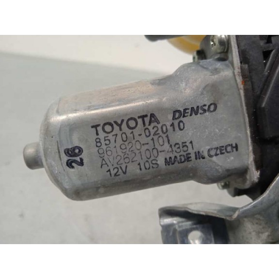 Recambio de elevalunas trasero izquierdo para toyota auris hybrid active referencia OEM IAM 8571002450  10 PINS