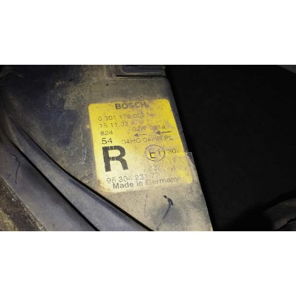 Recambio de faro derecho para peugeot 406 break (s1/s2) st td referencia OEM IAM 0301175002 2ª 
