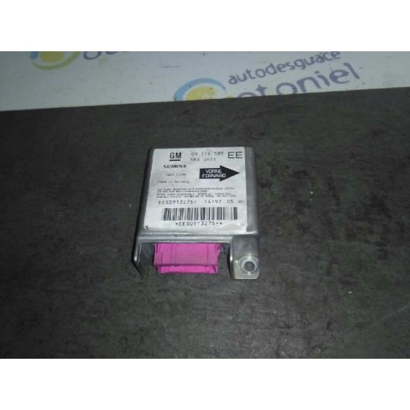 Recambio de centralita airbag para opel corsa b sport referencia OEM IAM 09114585  
