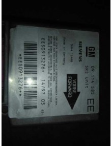 Recambio de centralita airbag para opel corsa b sport referencia OEM IAM 09114585   2