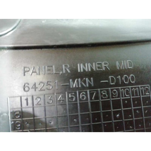 Recambio de moldura para honda cbr 650r cbr 650r referencia OEM IAM 64251MKND100  INTERIOR DELANTERA DERCHA