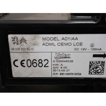 Recambio de conmutador de arranque para citroën c4 picasso attraction referencia OEM IAM 9800630080  