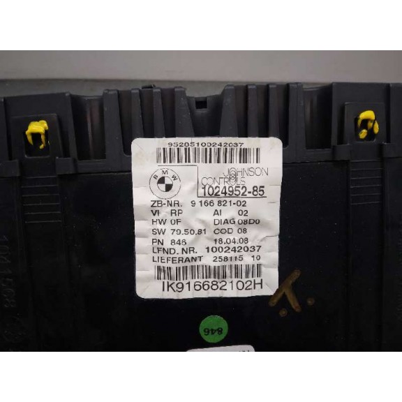 Recambio de cuadro instrumentos para bmw serie 1 berlina (e81/e87) 118d referencia OEM IAM 916682102  