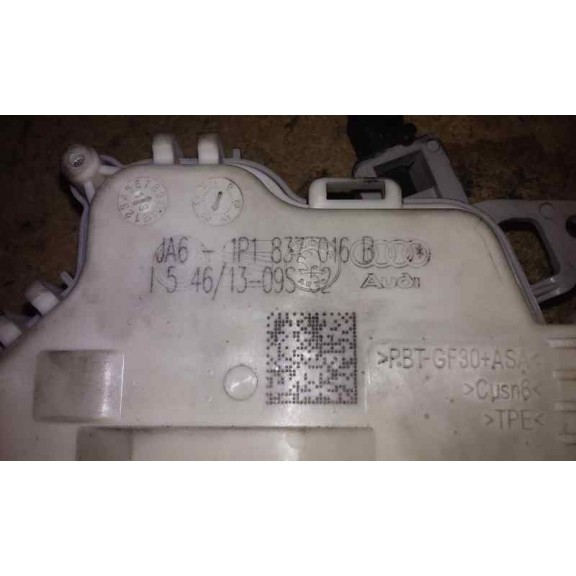 Recambio de cerradura puerta delantera derecha para seat altea xl (5p5) reference referencia OEM IAM 1P1837016B  6 PINS