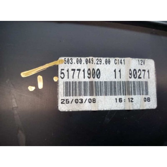Recambio de cuadro instrumentos para fiat panda (169) 1.2 cat referencia OEM IAM 51771900  