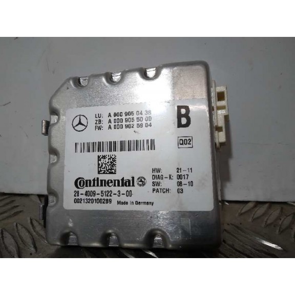 Recambio de camara para mercedes-benz clase cla (w117) cla 220 cdi (117.303) referencia OEM IAM A0009050438  