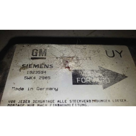 Recambio de centralita airbag para opel astra g berlina club referencia OEM IAM 1923594  