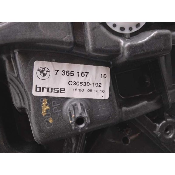 Recambio de elevalunas trasero izquierdo para bmw serie 5 berlina (g30) referencia OEM IAM 7365167 NUEVO MECANISMO + PANEL