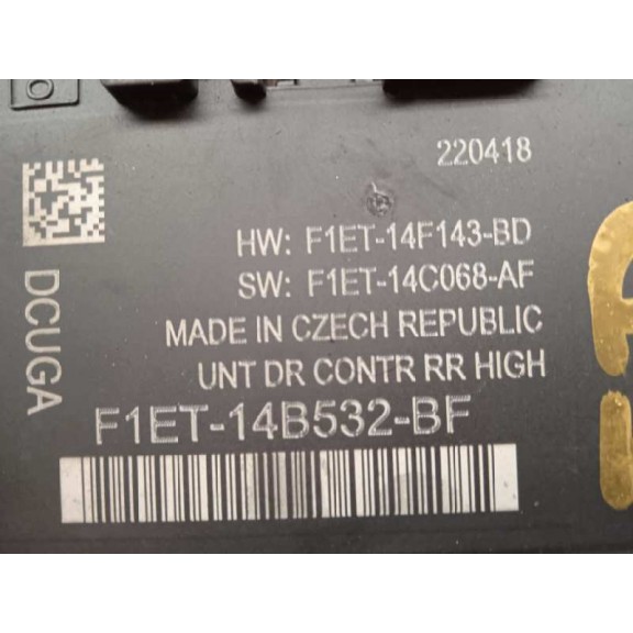 Recambio de modulo electronico para ford kuga (cbs) trend+ referencia OEM IAM F1ET14B532BF PUERTA TRASERA DERECHA