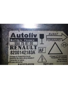 Recambio de centralita airbag para renault laguna ii (bg0) authentique referencia OEM IAM 8200142183A   2