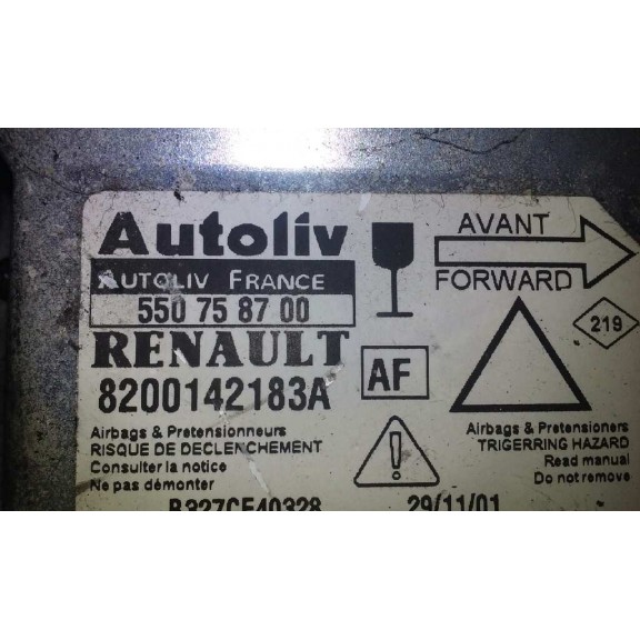 Recambio de centralita airbag para renault laguna ii (bg0) authentique referencia OEM IAM 8200142183A  