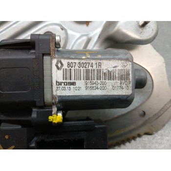 Recambio de elevalunas delantero derecho para renault scenic iii expression referencia OEM IAM 807302741r 6 pines 