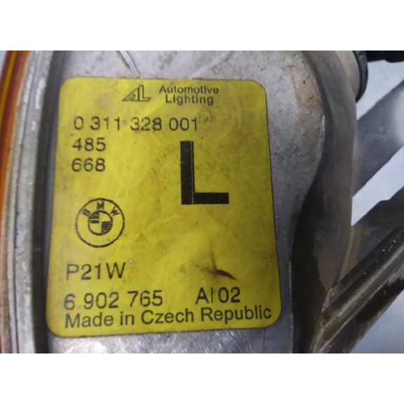 Recambio de piloto delantero izquierdo para bmw serie 3 berlina (e46) 320d referencia OEM IAM 6902765 1º AMBAR