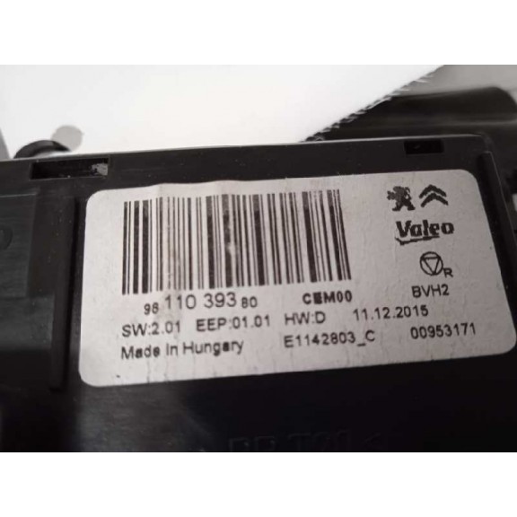 Recambio de modulo electronico para peugeot 308 gti referencia OEM IAM 9811039380 9811039380 CONTROL CLIMATIZADO