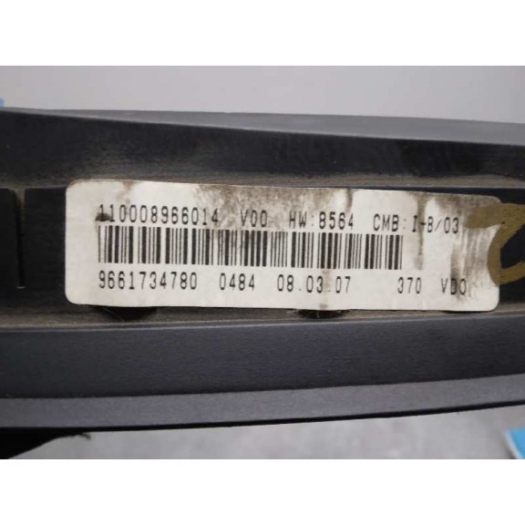 Recambio de cuadro instrumentos para citroën xsara picasso 1.6 hdi sx referencia OEM IAM 9661734780  