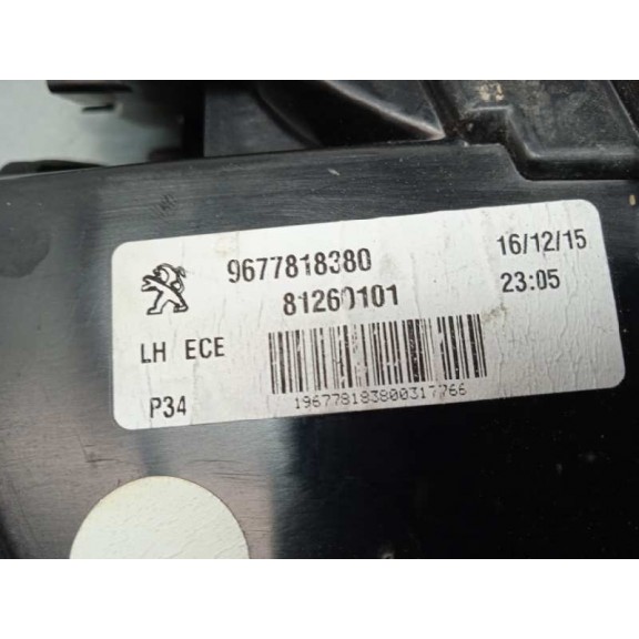 Recambio de piloto trasero izquierdo interior para peugeot 308 gti referencia OEM IAM 9677818380 9677818380 