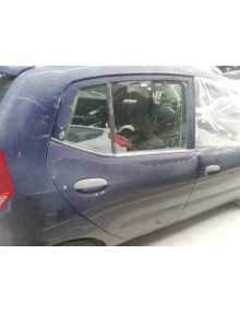 Recambio de puerta trasera derecha para hyundai i10 1.2 cat referencia OEM IAM 770040X050 PINTURA MAL 