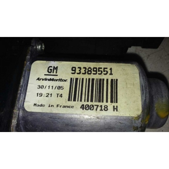Recambio de elevalunas delantero izquierdo para opel meriva cosmo referencia OEM IAM 93389551  ELECTRICO