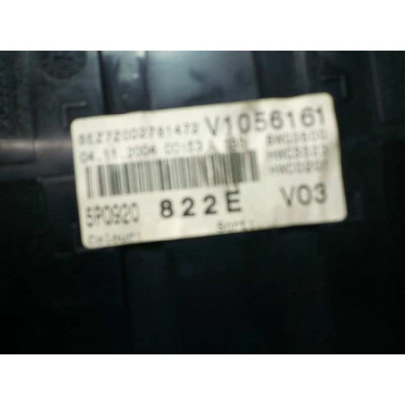 Recambio de cuadro instrumentos para seat toledo (5p2) stylance / style referencia OEM IAM 5P0920822E  