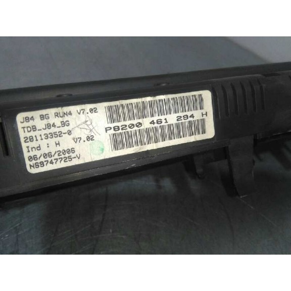 Recambio de cuadro instrumentos para renault megane grand scenic ii (7 plazas) referencia OEM IAM 82500461294H 82500461294H P825