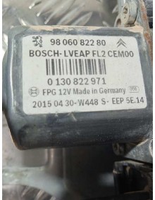 Recambio de elevalunas trasero izquierdo para peugeot 2008 (--.2013) active referencia OEM IAM 9806082280 9806082280 6 PINES 2