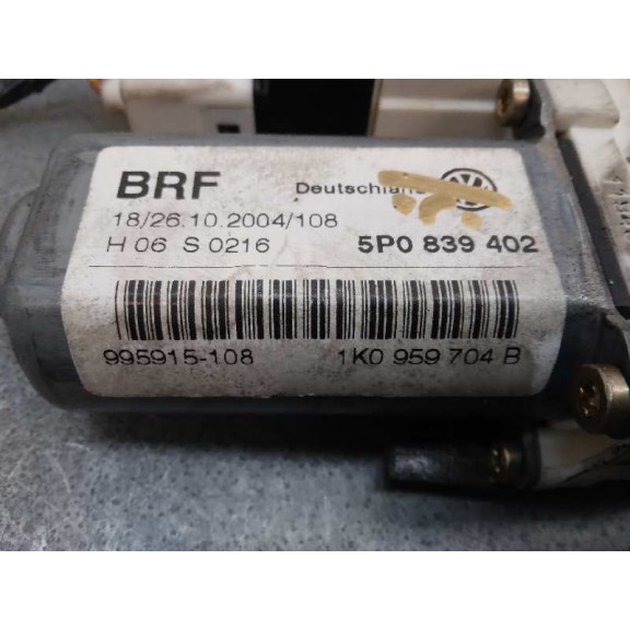 Recambio de elevalunas trasero derecho para seat toledo (5p2) stylance / style referencia OEM IAM 60810320 5P0839402 