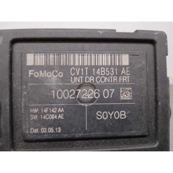 Recambio de modulo electronico para ford fiesta (ccn) referencia OEM IAM 1002722607 CIERRE CENTRALIZADO CV1T14B531AE