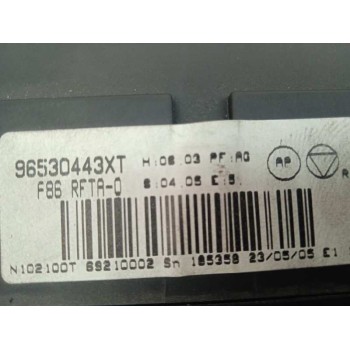 Recambio de mando climatizador para citroën c3 1.4 hdi premier referencia OEM IAM 96530443XT  