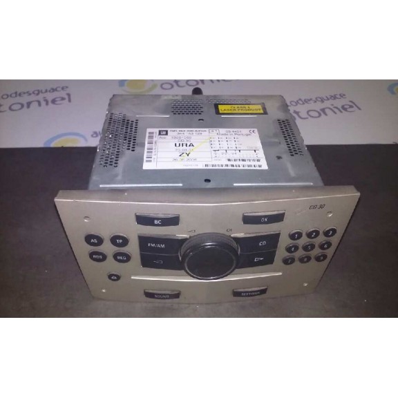 Recambio de sistema audio / radio cd para opel astra h ber. enjoy referencia OEM IAM 344183129  