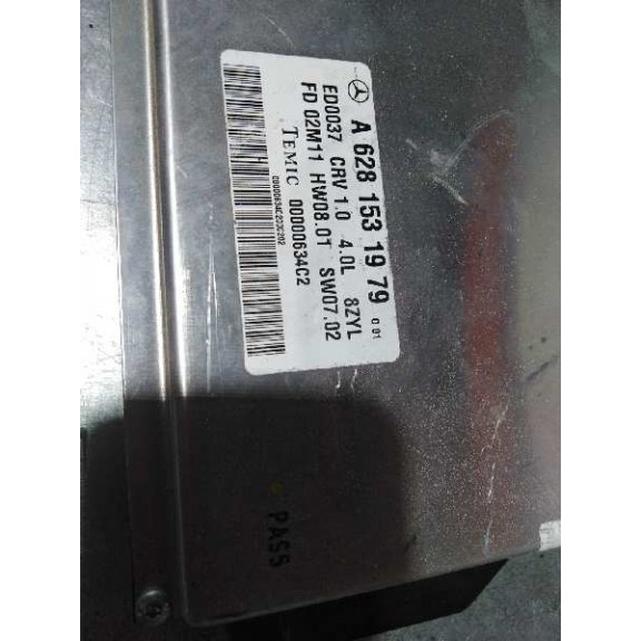 Recambio de centralita motor uce para mercedes-benz clase m (w163) 400 cdi (163.128) referencia OEM IAM A6281531979  