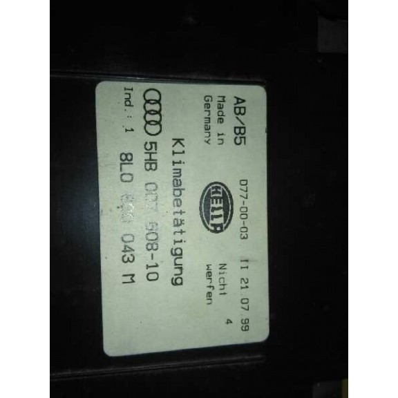Recambio de mando climatizador para audi a3 (8l) 1.8 t ambiente referencia OEM IAM 8L0820043M  
