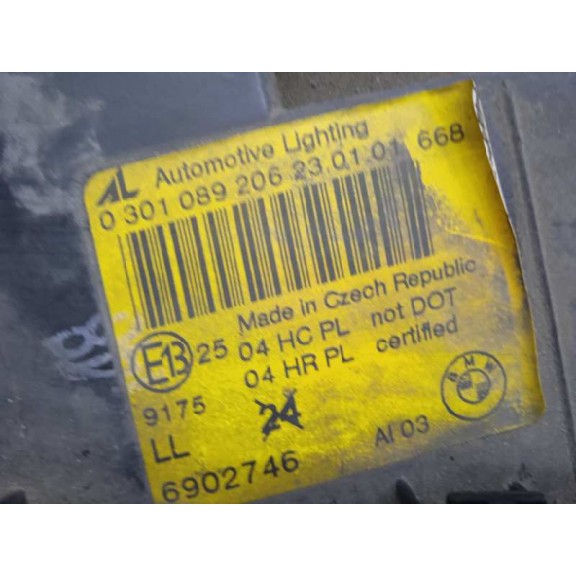 Recambio de faro derecho para bmw serie 3 touring (e46) 320d referencia OEM IAM 69027046 1º 0301089206