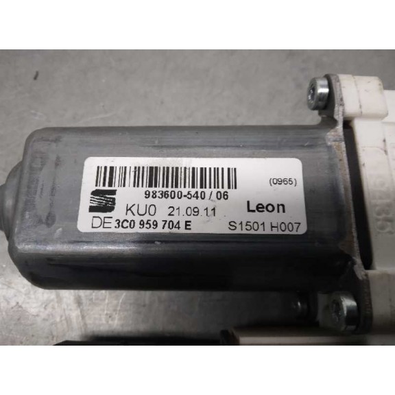Recambio de motor elevalunas trasero izquierdo para seat leon (1p1) fr referencia OEM IAM 3C0959704E 98360054006 E840311208